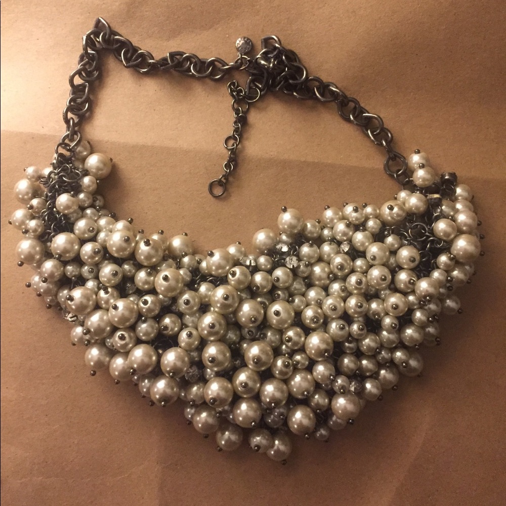 J Crew Pearl Bauble Necklace